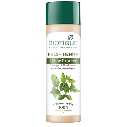 Biotique Shampoo Fresh Henna Colour Protect 